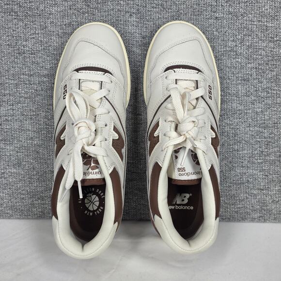 AIME LEON DORE x NEW BALANCE 550 – 2022 – WHITE/BROWN – MEN’S SIZE 9 D – NIB main image 12